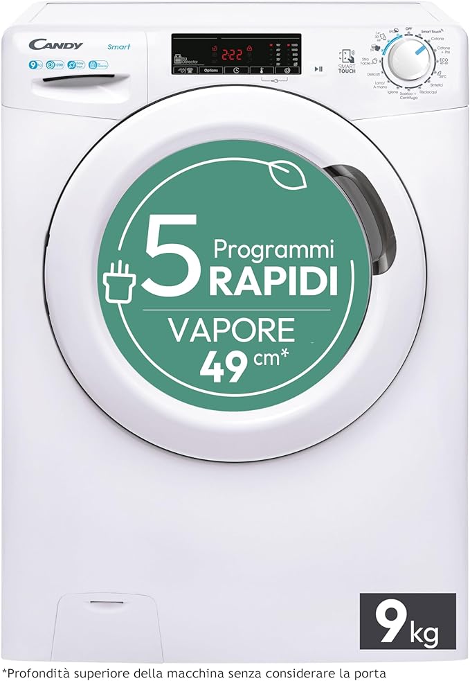 715aqx07udl._ac_sx679_.jpg Пералня Candy Smart 9 кг - Image 1