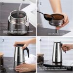 Италианска индукционна кафеварка UPOHYEE 600 мл - Image 3