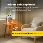 Мобилен и компактен вентилаторен отоплител Clatronic® HL 3761 - Image 3