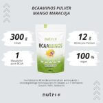 BCAA Powder Mango Maracuja - Аминокомплекс Висока доза - BCAAs Instant Powder - Най-добра разтворимост и сензационен аромат - 300 г аминокиселинен прах - аминокиселинен микс - Image 6
