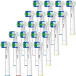 Резервни глави за четка за зъби, съвместими с Oral B Braun 10 броя ,бели,черни