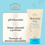 Aveeno Baby Baby Daily Care Бързо абсорбиращо овлажняващ крем за лице и тяло за суха и чувствителна кожа 150ml - Image 2