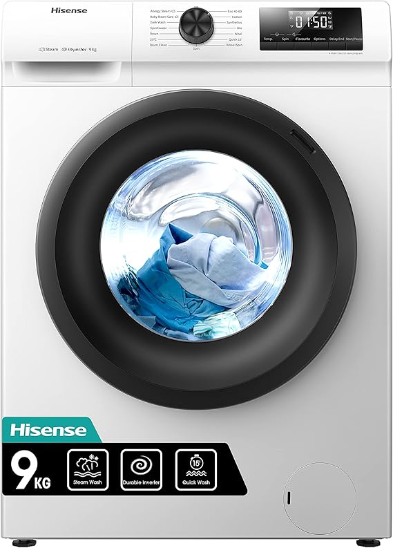 71o9ftvxrwl._ac_sx569_.jpg Пералня Hisense-WFQP9014EVM-9 kg - Image 1