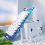 Резервни глави за четка за зъби, съвместими с Oral B Braun 10 броя ,бели,черни - Image 3