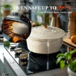 Чугунена тенджера  Overmont - 5.5QT - Image 2