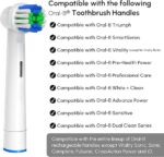 Резервни глави за четка за зъби, съвместими с Oral B Braun 10 броя ,бели,черни - Image 4