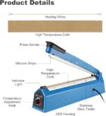 Преносима машина за запечатване Impulse Heat Sealer, 300 мм - Image 2