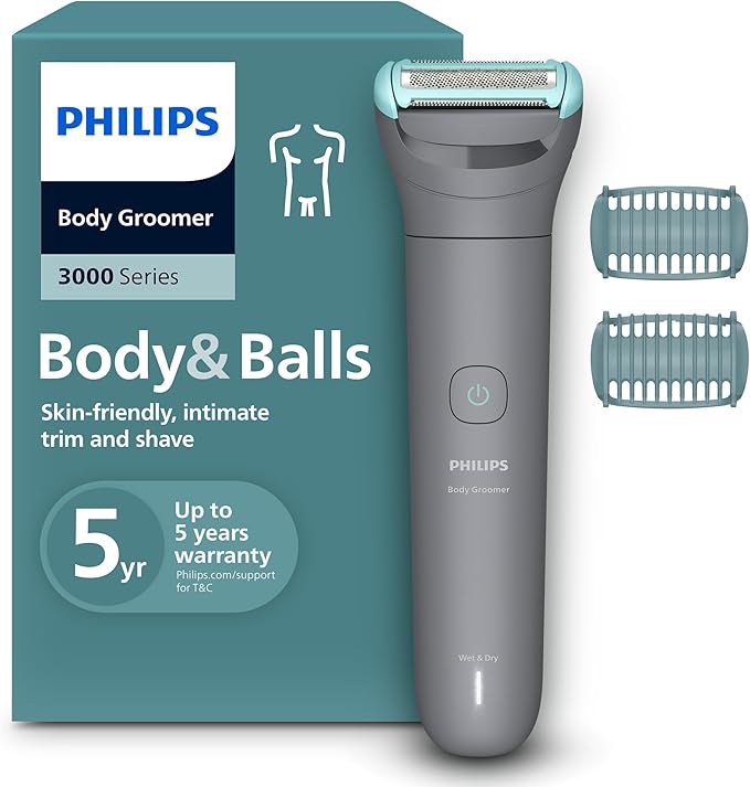 71ykpety5ll._ac_sx679_.jpg Тример за мъже Philips Body Groomer 3000 Series BG3480/15 - Image 1