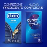 Durex Settebello Jeans Easy-On презервативи 56 мм, 10 презерватива - Image 4