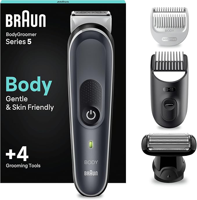 81cepqavgbl._ac_sx679_.jpg Самобръсначка за мъже Braun Series 5 Body Groomer BG5370 - Image 1