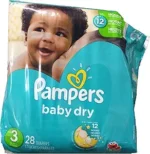 Пелени Pampers Baby-Dry, размер 3, 28 бр (4-9 kg)