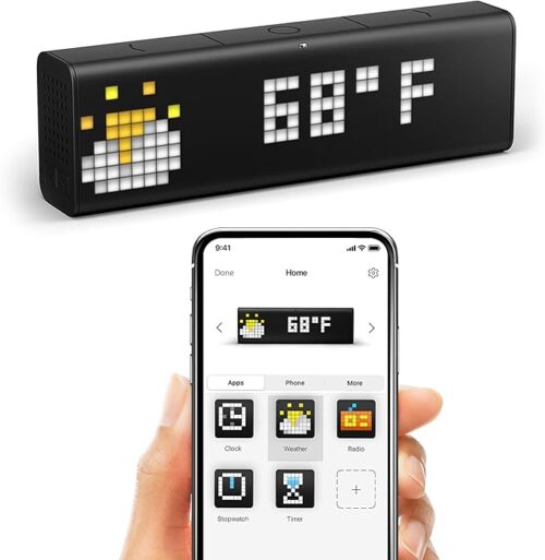 Wi-Fi часовник за умен дом (работи с Amazon Alexa, Netatmo, Sonos, Philips Hue, LaMetric TimeIFTTT и други)