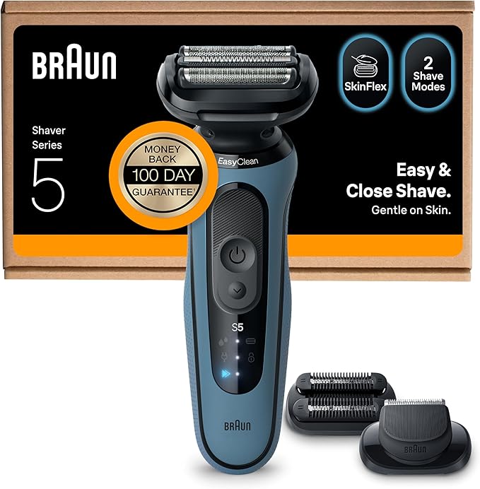 81vz79y2nl._ac_sx679_.jpg Електрическа самобръсначка Braun Series 5 52-A1820SI - Image 1