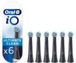 Сменяеми глави за четка Oral-B iO Ultimate Clean, 6 броя,черни,бели
