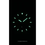 Мъжки часовник Seiko 5 Automatic с черен циферблат и неръждаема стомана SNZG13K1 - Image 5