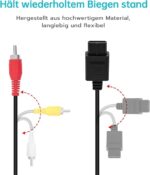 Gam3Gear S Video AV Video Audio Cable за Nintendo SNES N64 Gamecube PAL - Image 3