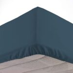 Втален чаршаф (140 x 190 cm) Lina Midnight Blue, 100% памук douceur d'intérieur - Image 3