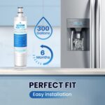 Филтър за вода за хладилник GOLDEN ICEPURE 4396508, резервен за EveryDrop 5, 4396510, EDR5RXD1, Whirlpool 4396508, 4396510, 4392857, Kenmore 46-9010, NLC240V филтри, 1 пакет - Image 2