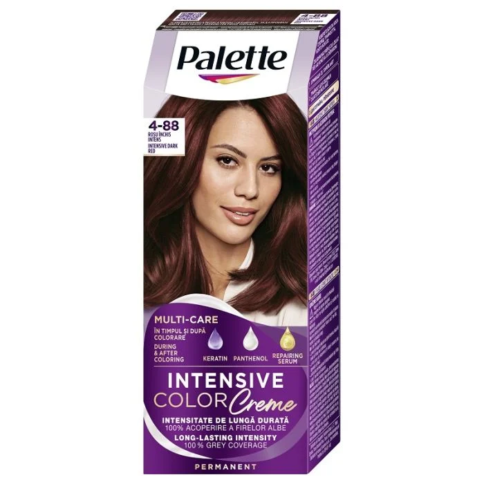 133850-3838824218601_5 Palette боя за коса с амоняк цвят наситено тъмно червен - Image 1