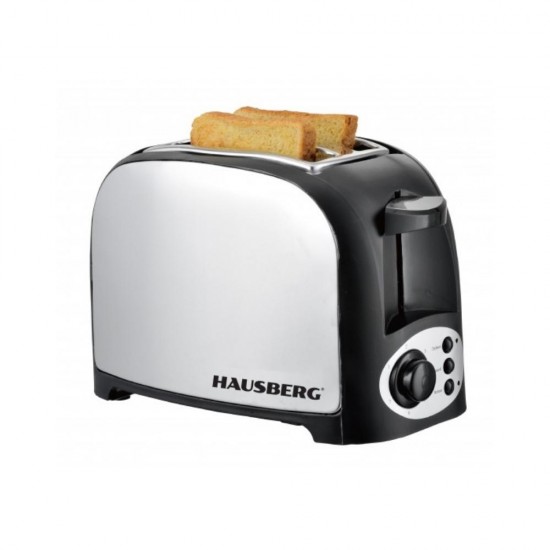 metsan2014-HB-190-1-550x550 (1) Тостер с 2 филийки Hausberg HB-190, 750W - Image 1