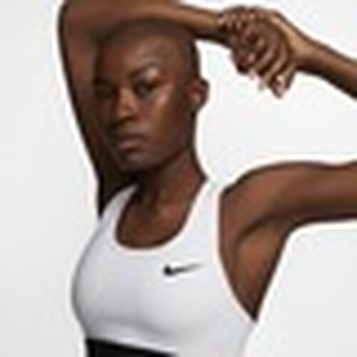 Дамско бюстие Nike Swoosh, Бял Размер- XL - Image 4